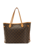Neverfull MM, &pound;1,100, Handbags, Brown, Canvas, Back view